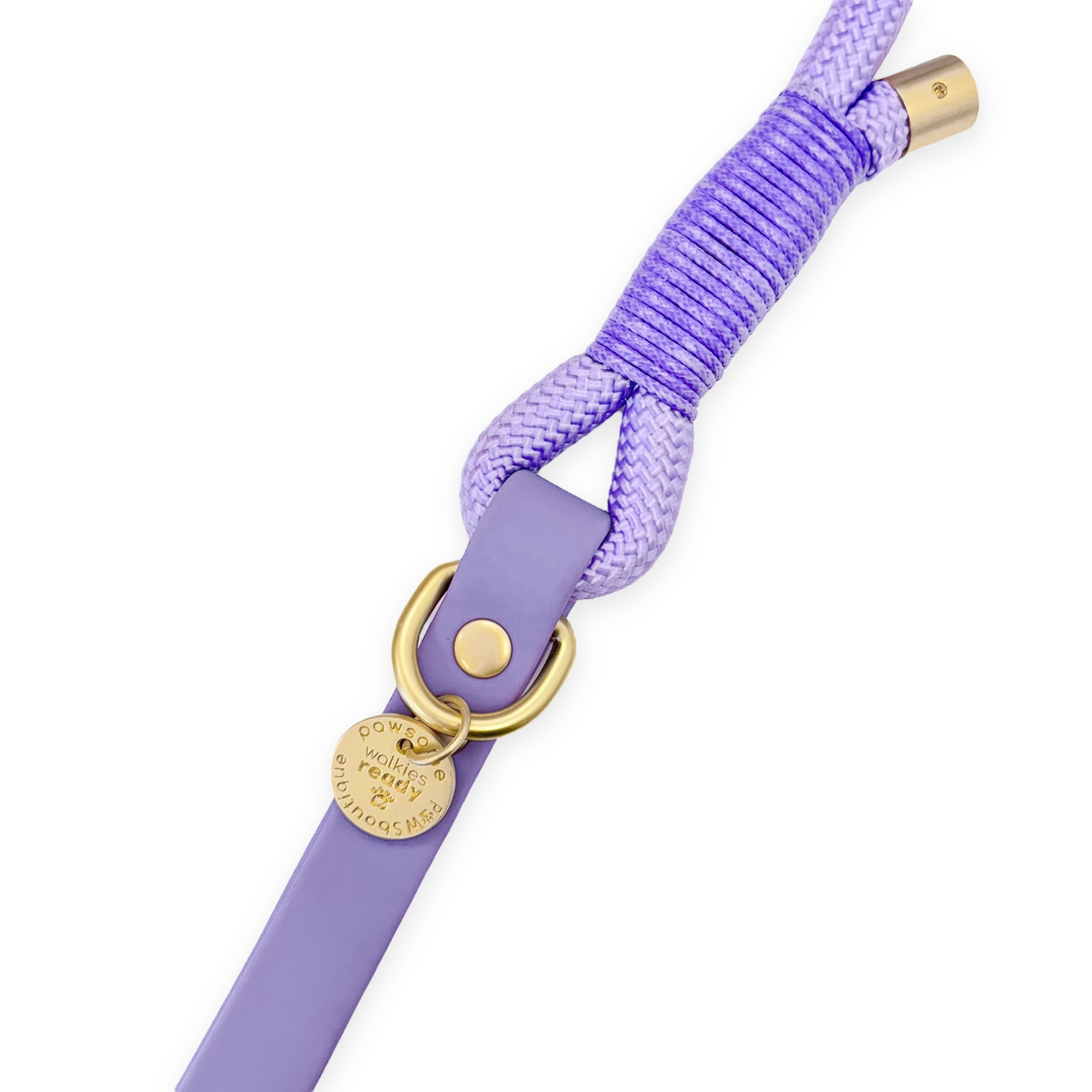 4ft Rope Lead - Walkies Ready® Lavender Lilac - Image 4