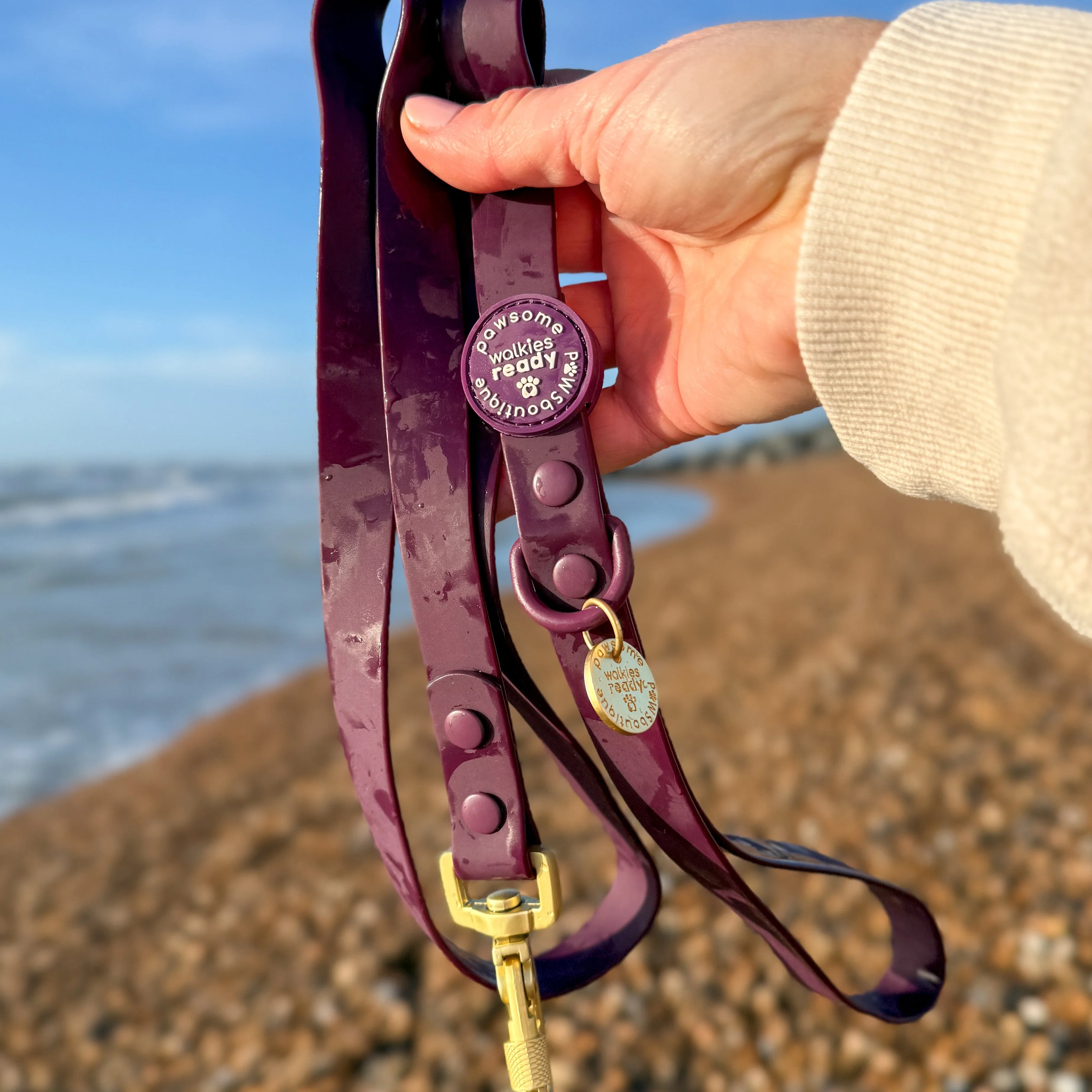 4ft Waterproof Lead - Walkies Ready® Plum - Image 15