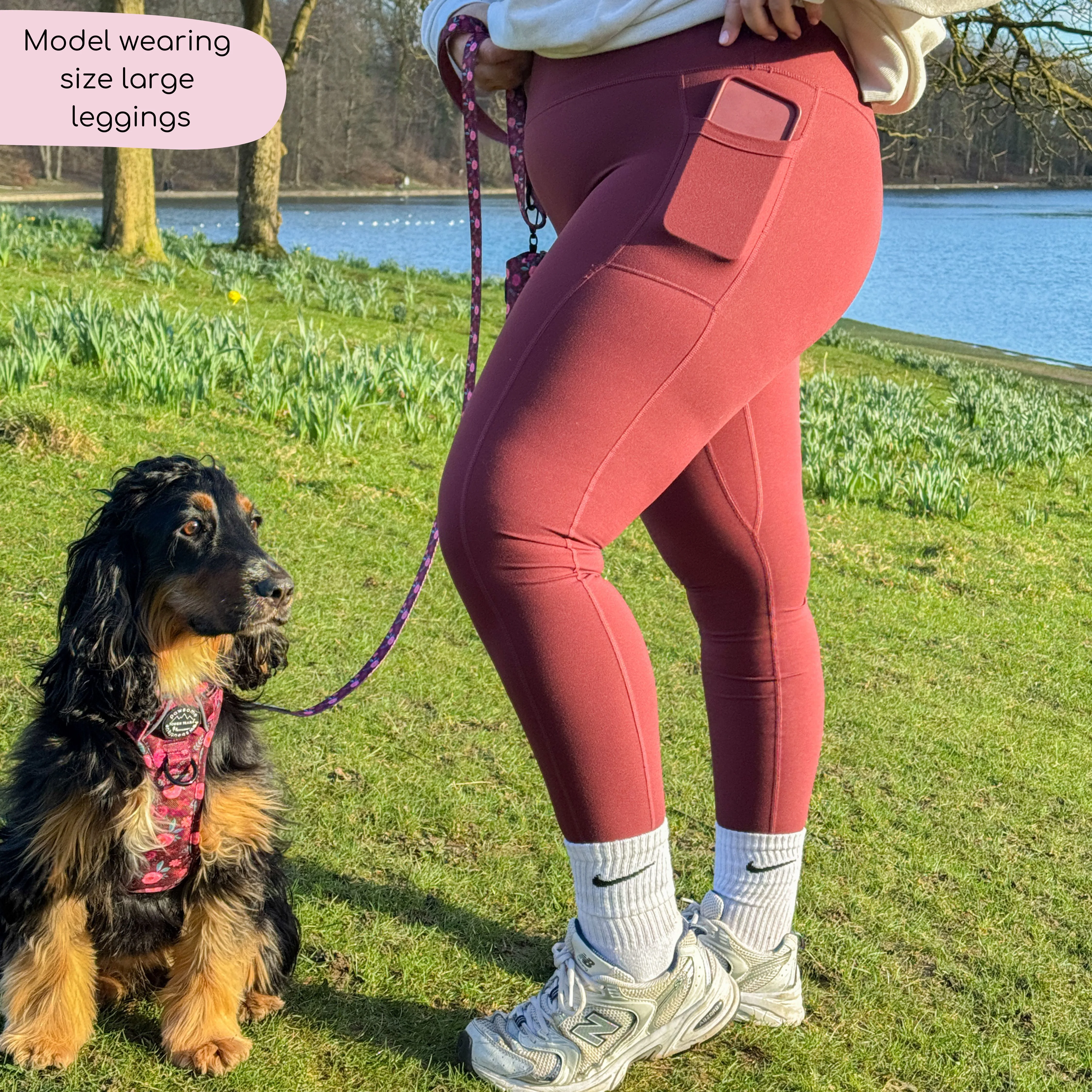 Walkies Ready® Leggings - Mulberry - Image 9