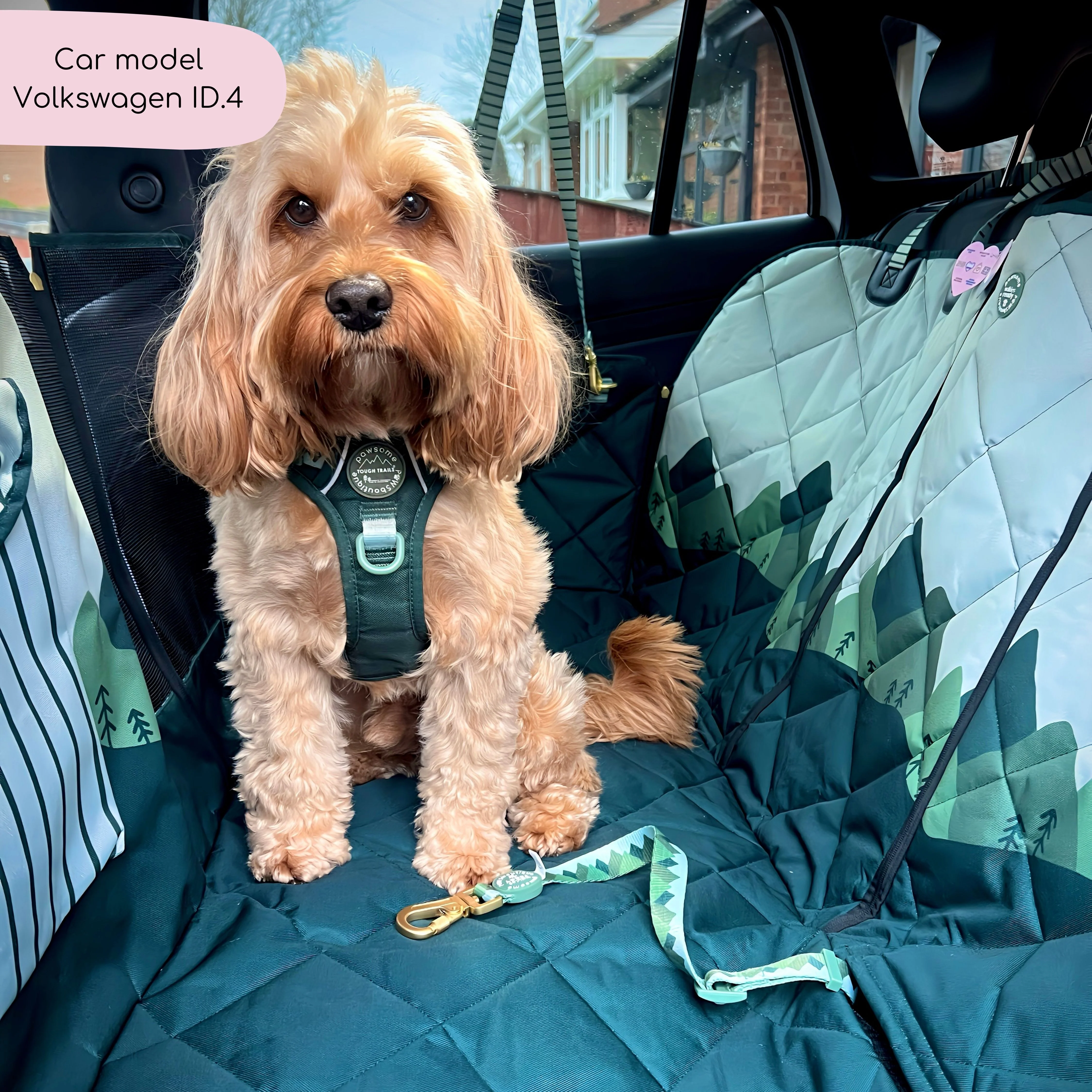 Car Seat Cover - Walkies Ready® Forest Green - Image 10