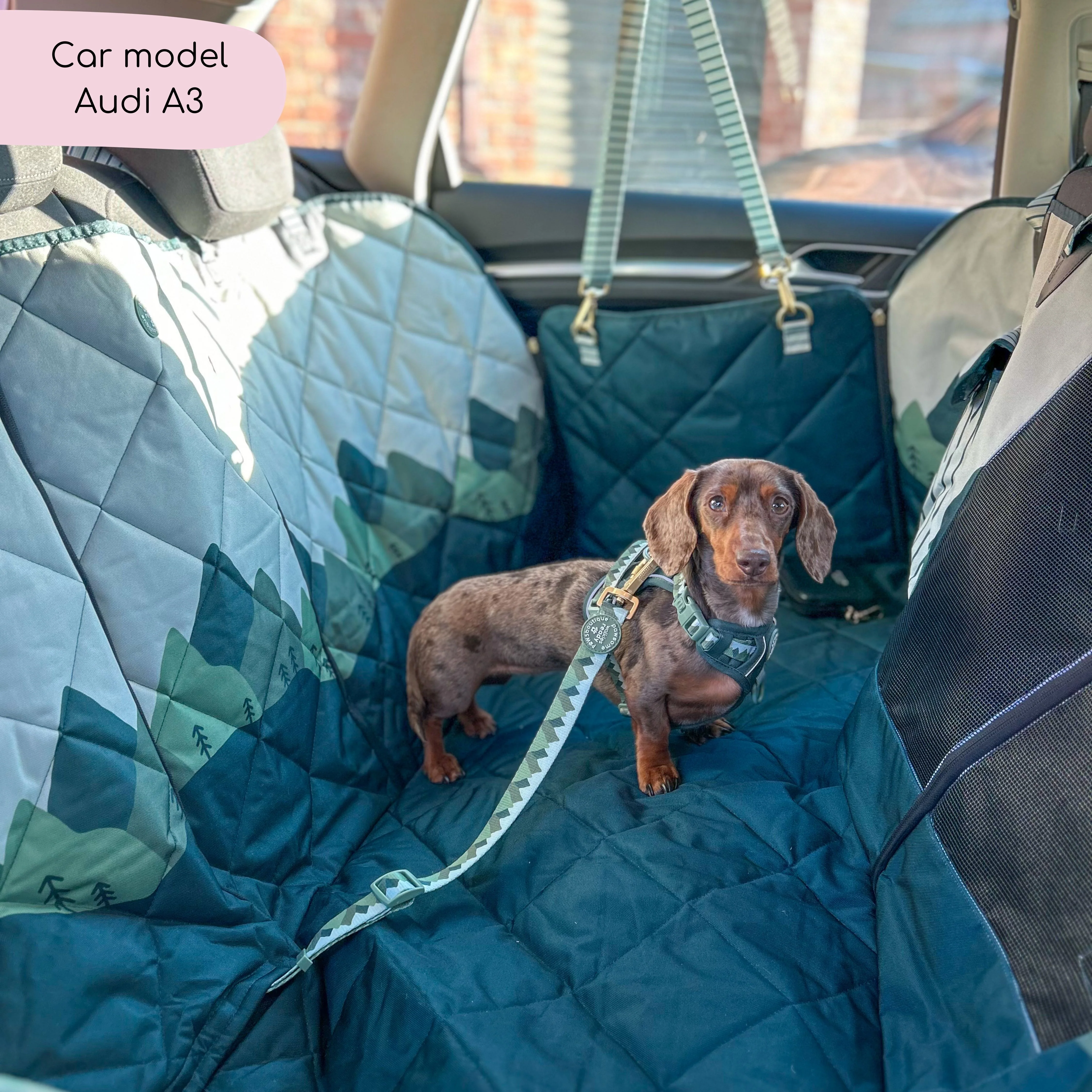 Car Seat Cover - Walkies Ready® Forest Green - Image 13