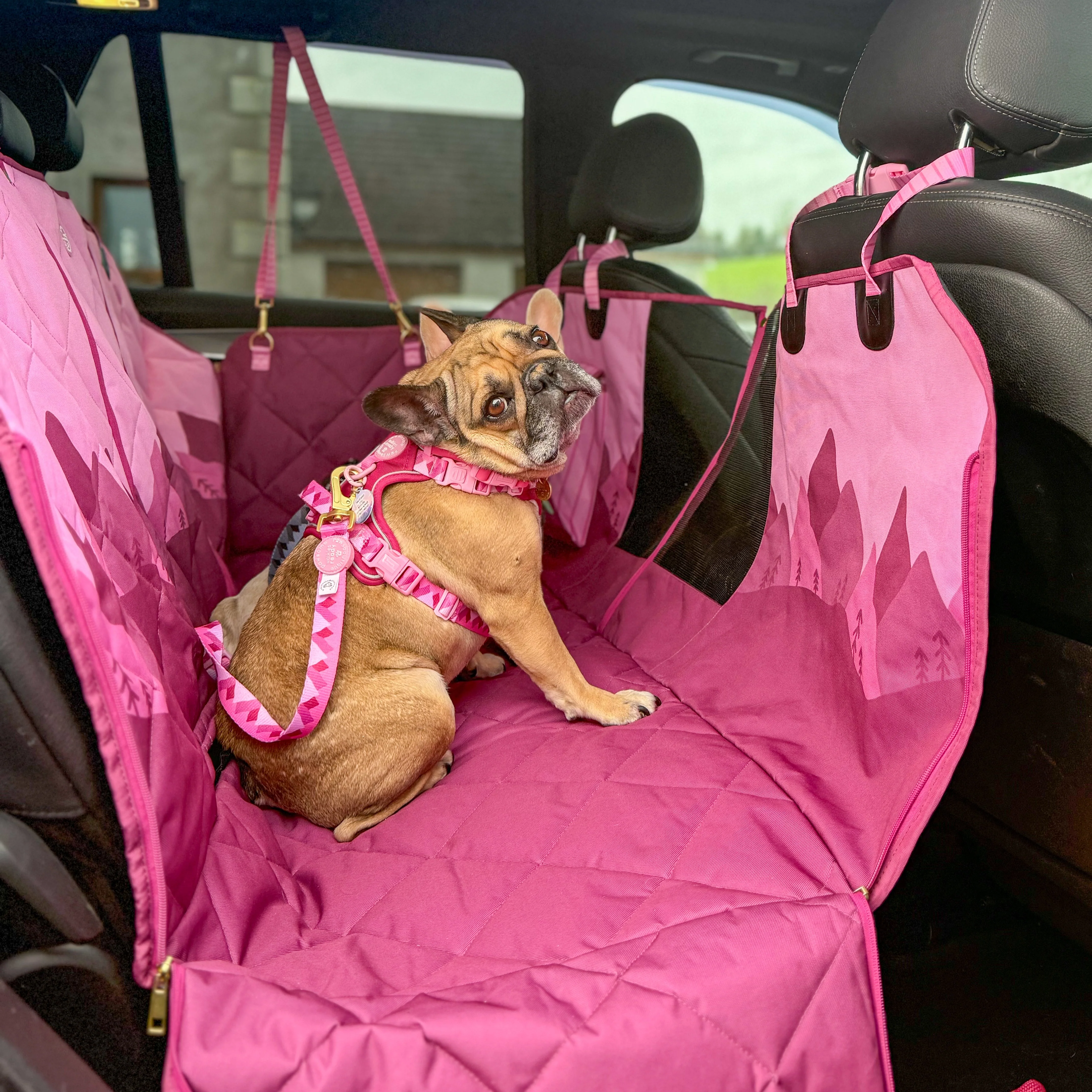 Car Seat Cover - Walkies Ready® Raspberry Pink - Image 13