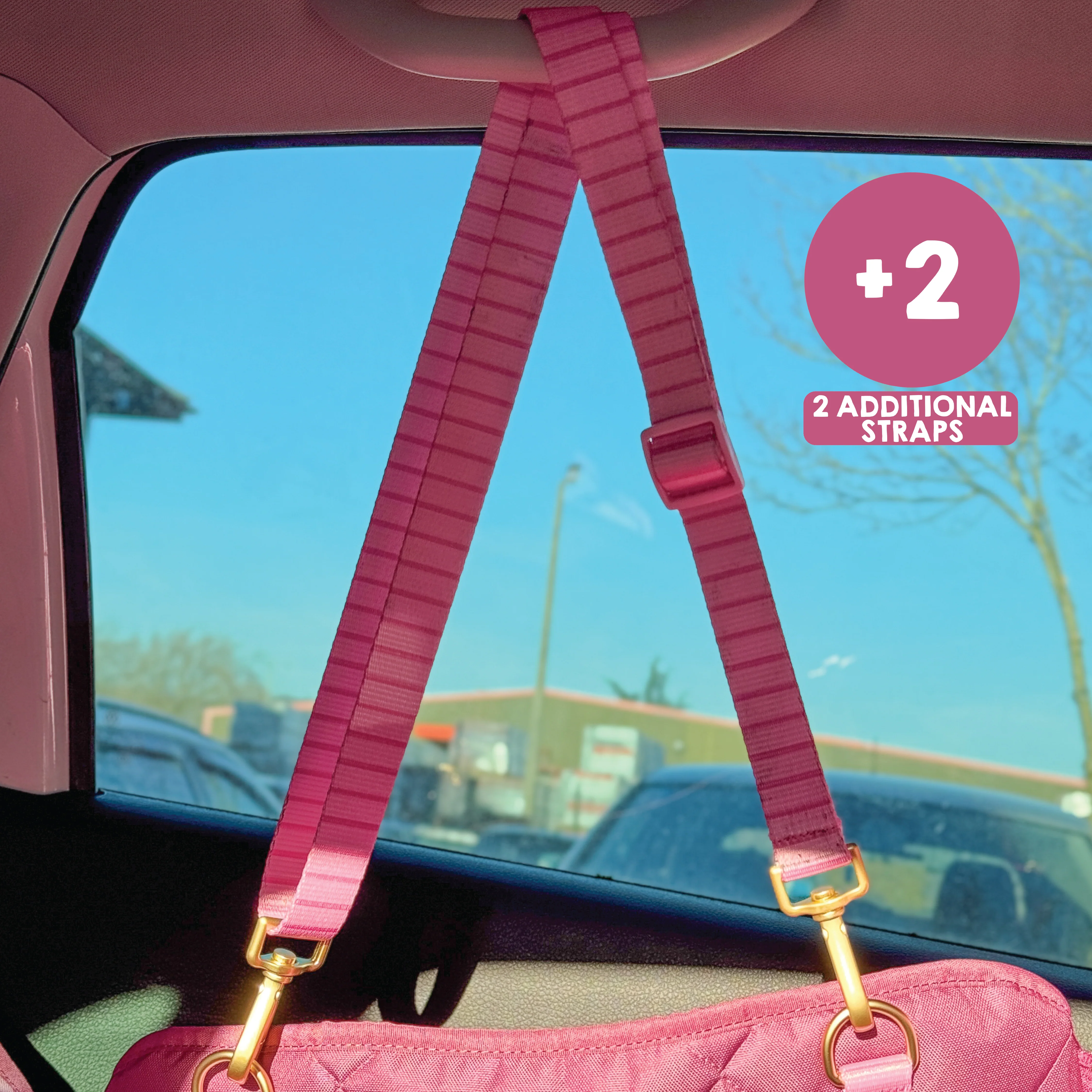 Car Seat Cover - Walkies Ready® Raspberry Pink - Image 6