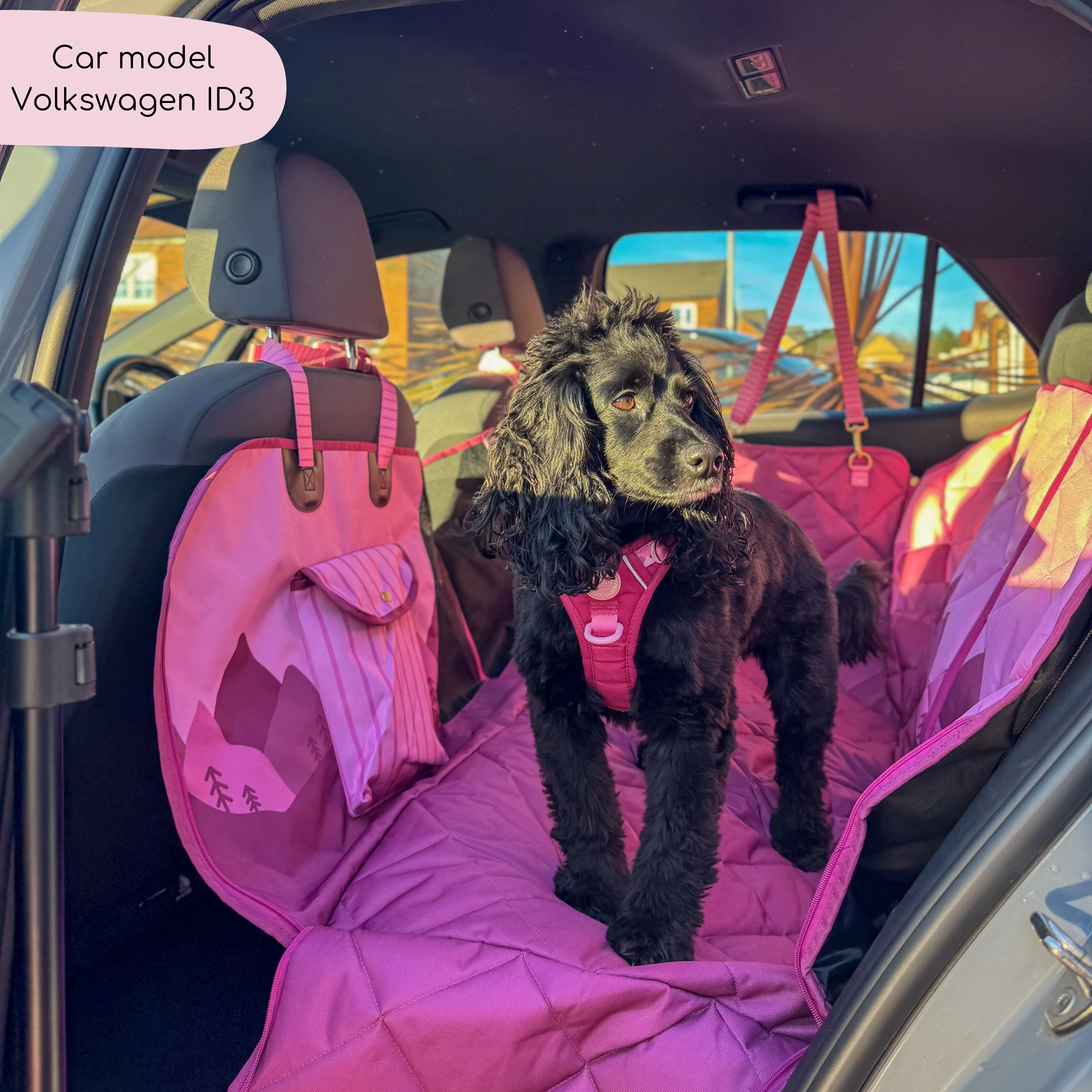 Car Seat Cover - Walkies Ready® Raspberry Pink - Image 8