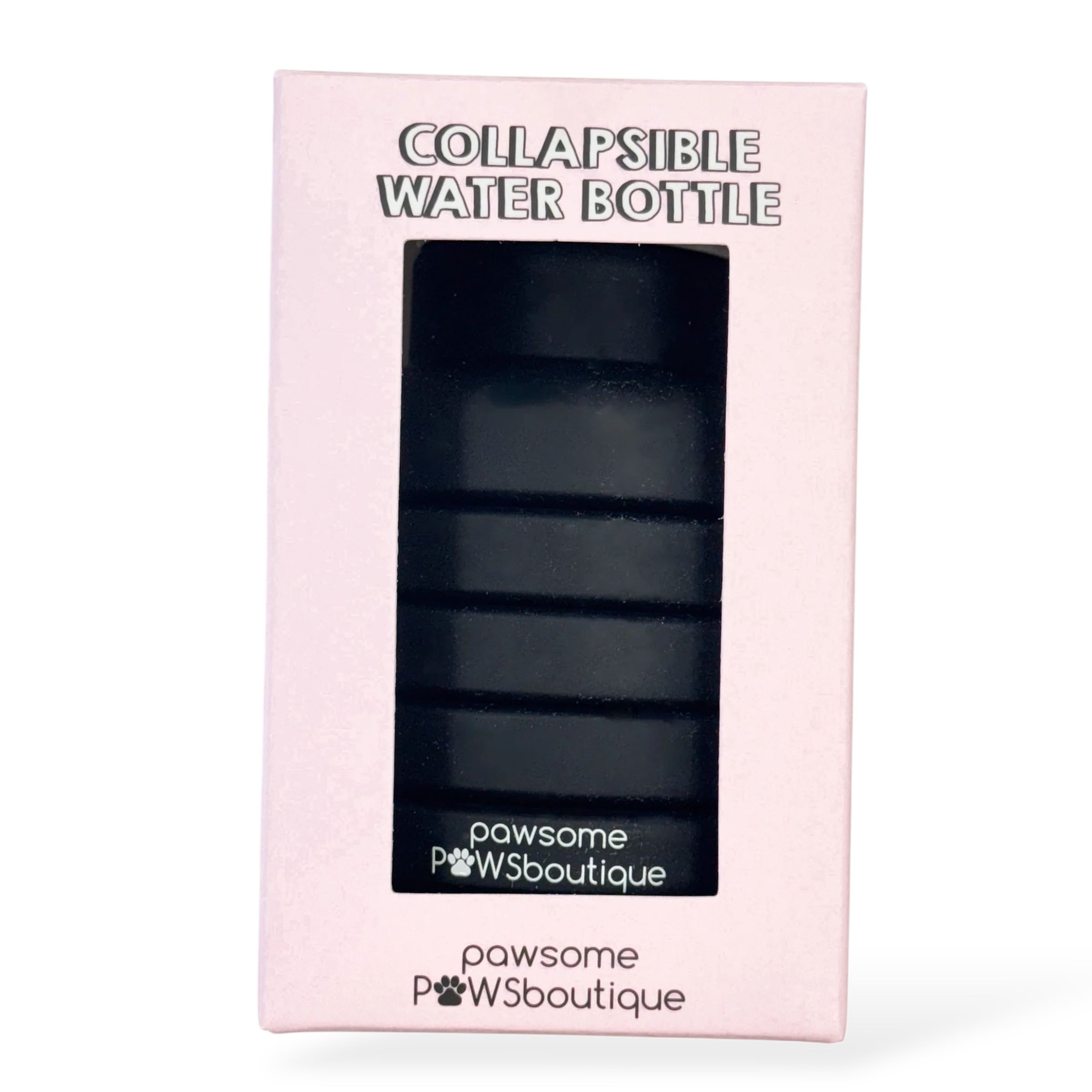 Collapsible Water Bottle - Black - Image 3