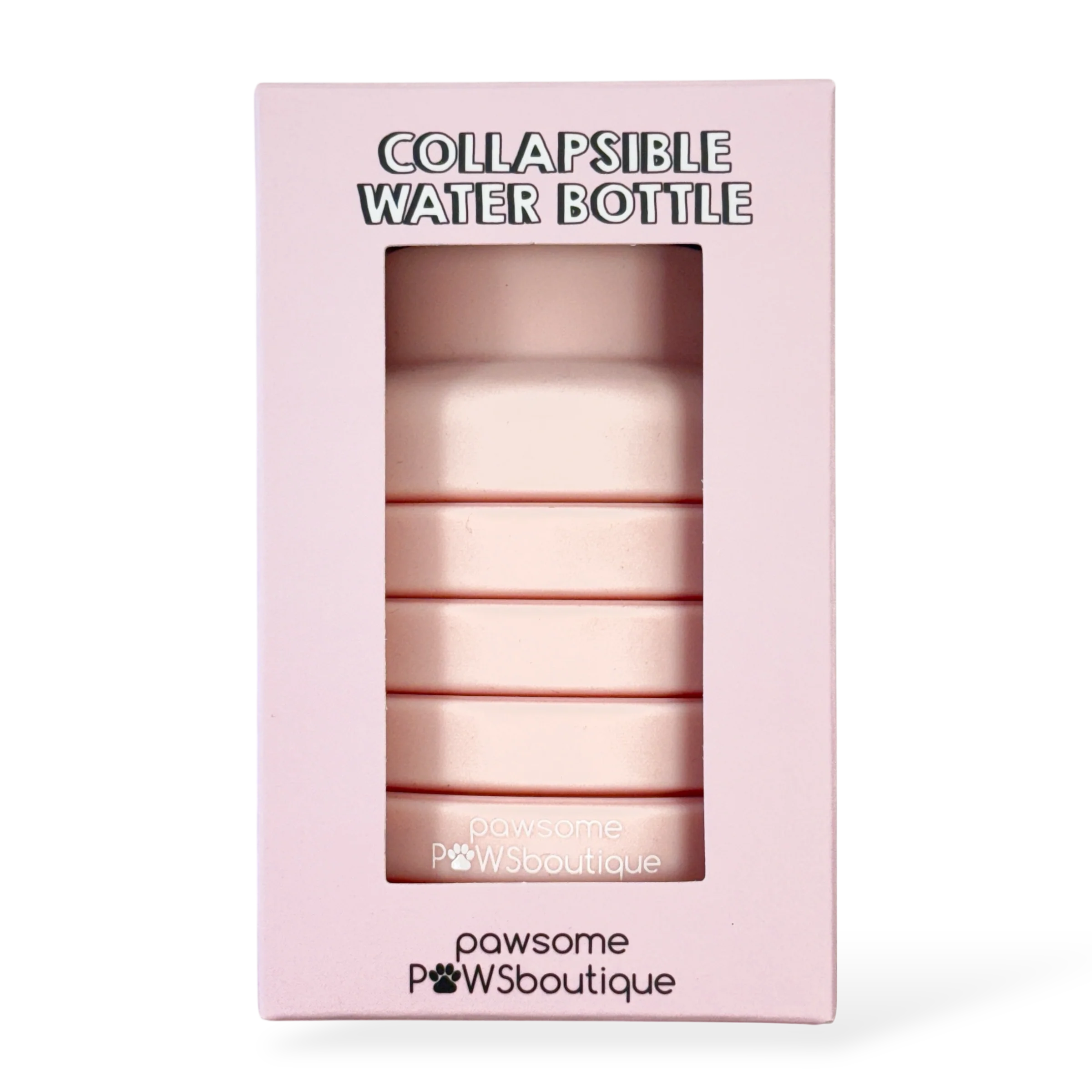 Collapsible Water Bottle - Pink - Image 3