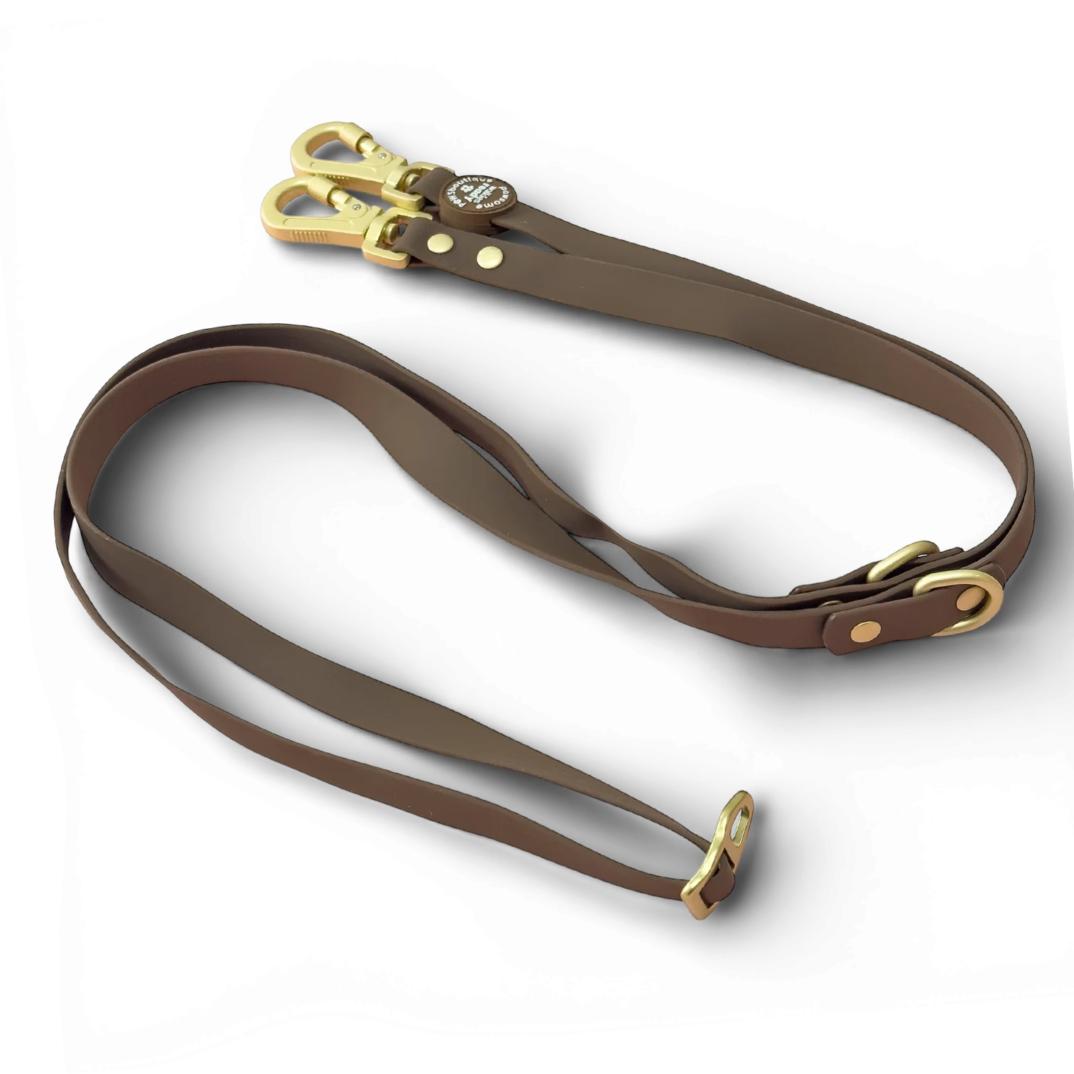 Double Ended Lead - Walkies Ready® Chocolate Brown - Image 3