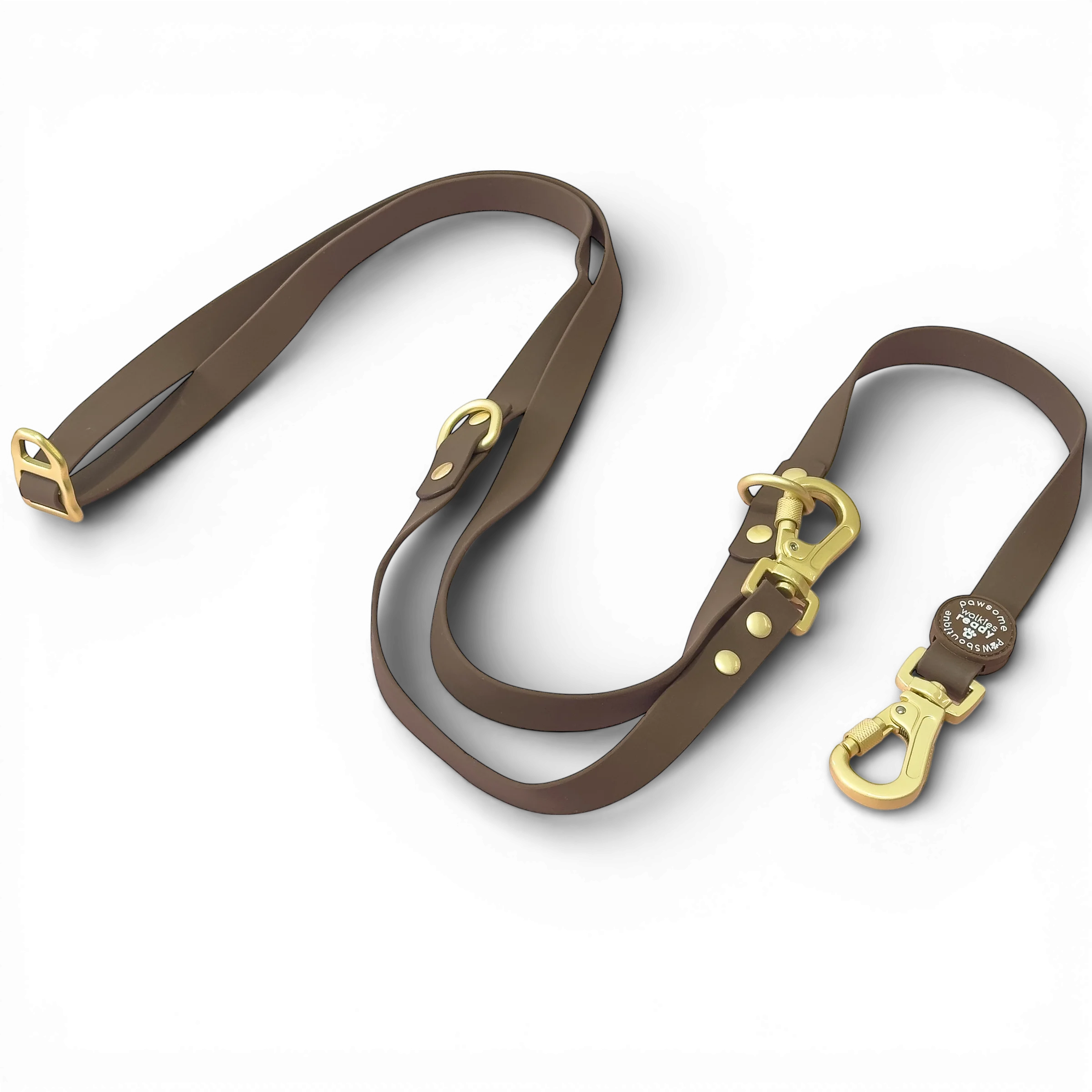 Double Ended Lead - Walkies Ready® Chocolate Brown - Image 7