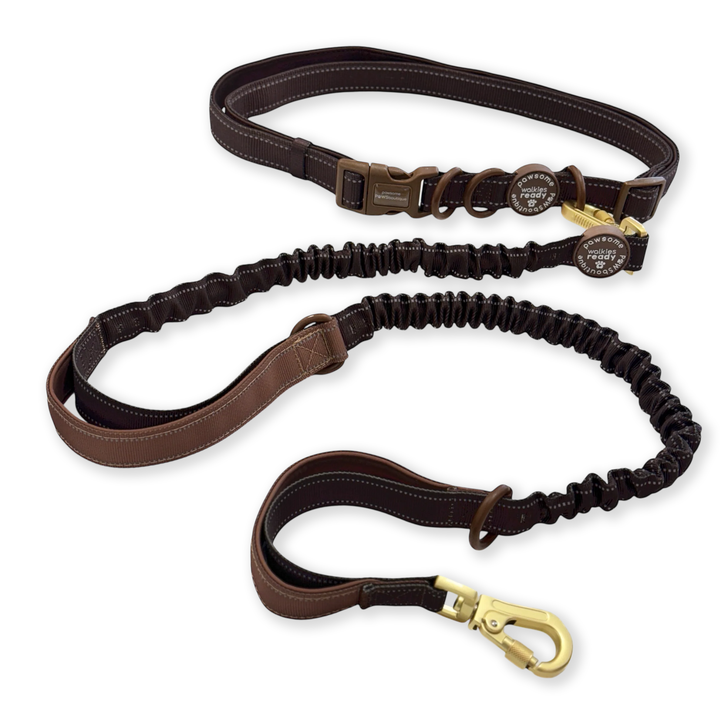 Handsfree Lead - Walkies Ready® Chocolate Brown