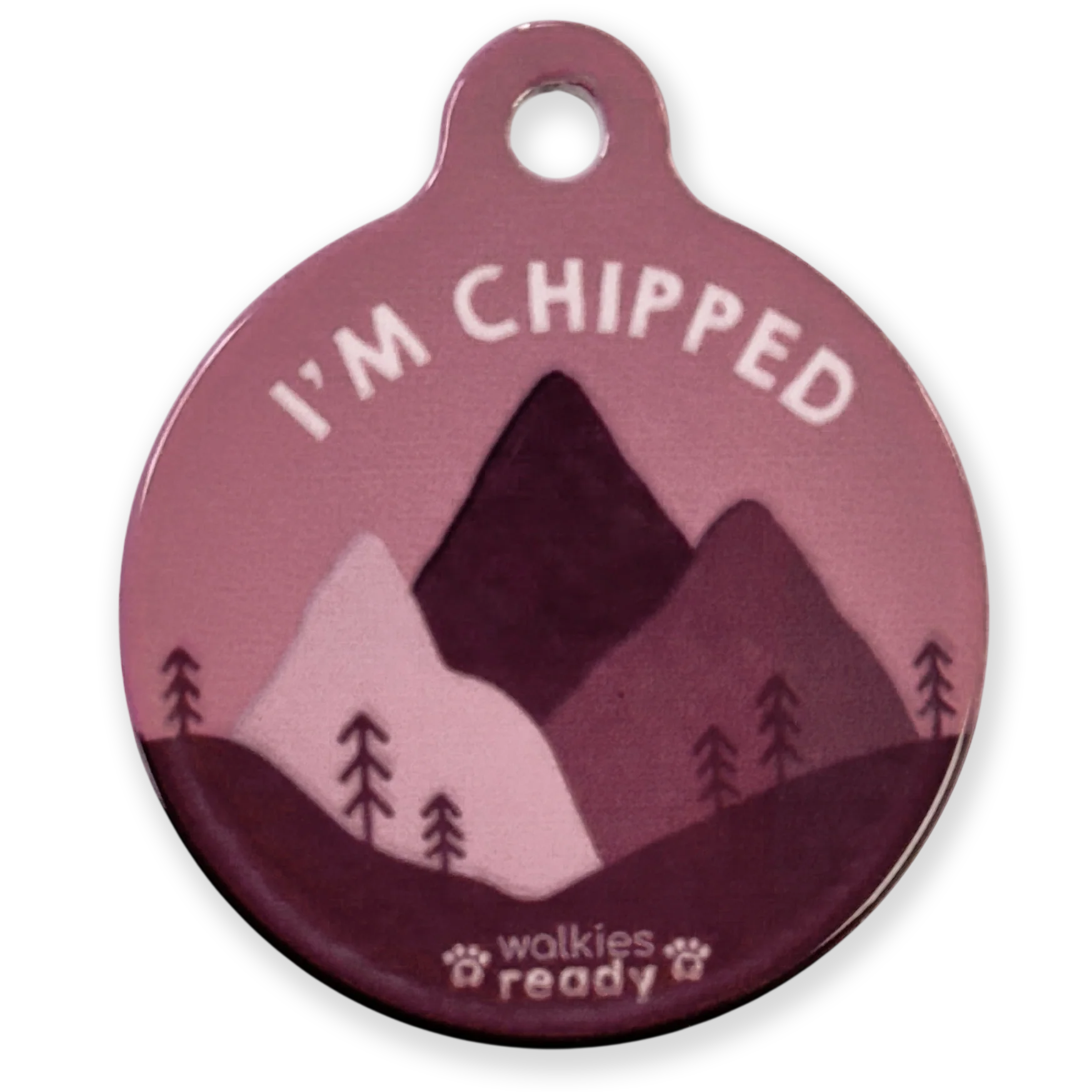 ID Tag - Walkies Ready®- Mulberry