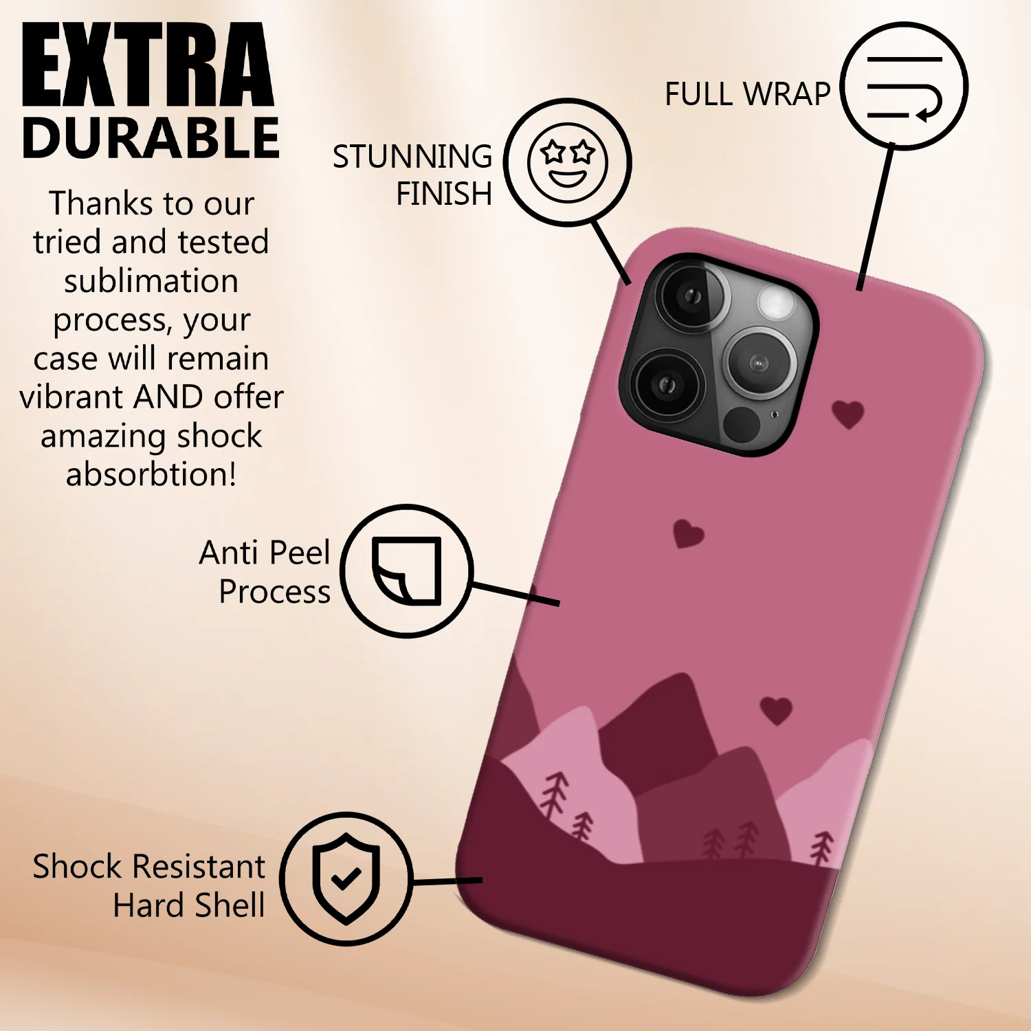 Phone Case - Walkies Ready® Mulberry - Image 3