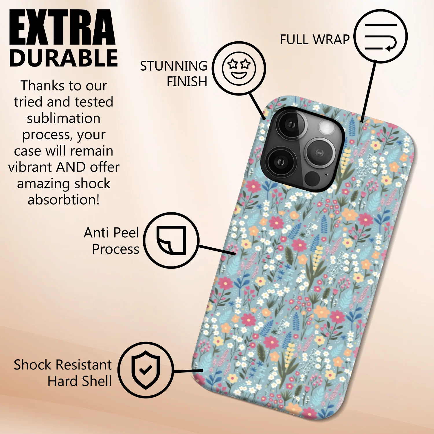 Phone Case - Whimsical Wildflowers - Image 2