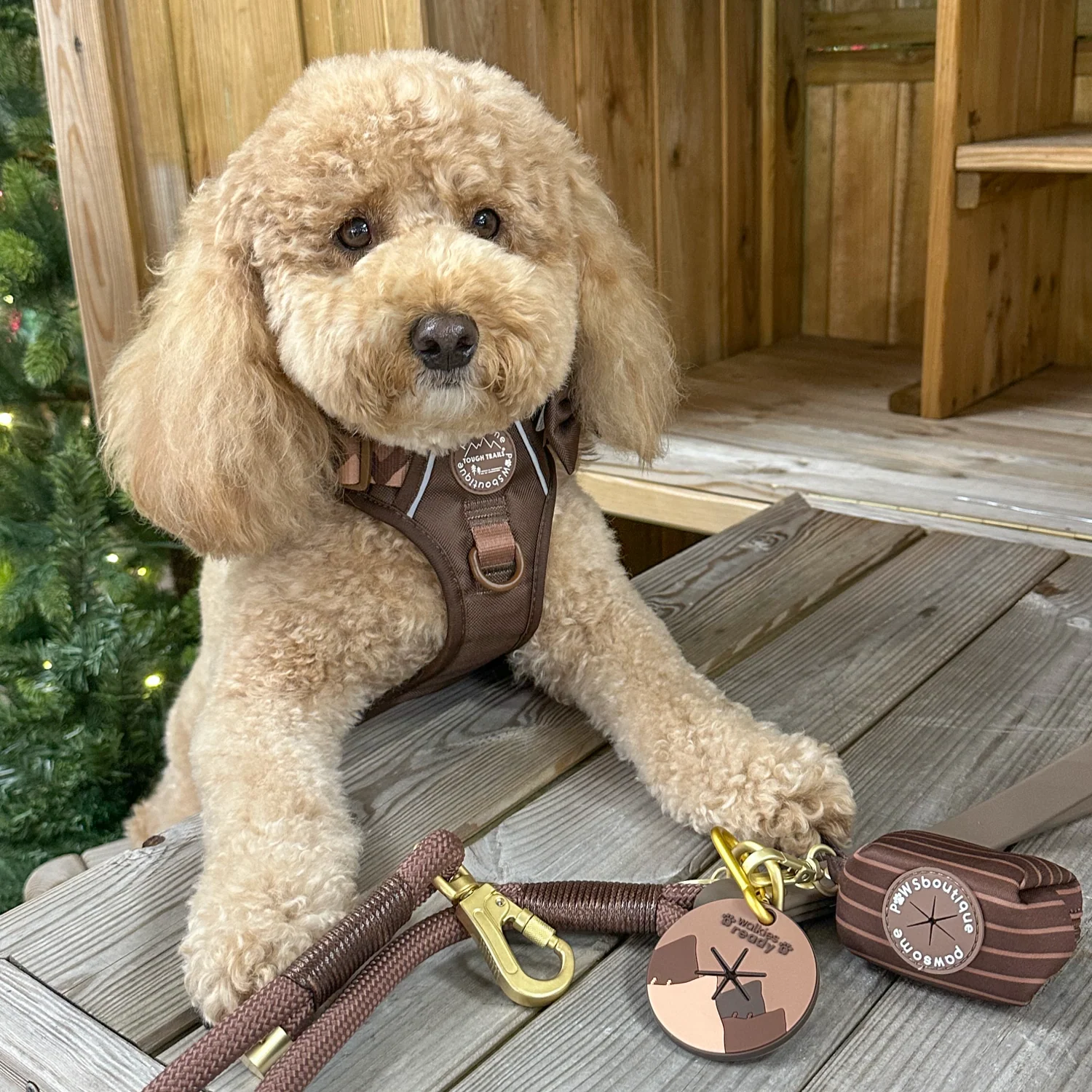 Poo Bag Holder - Walkies Ready® Chocolate Brown - Image 9