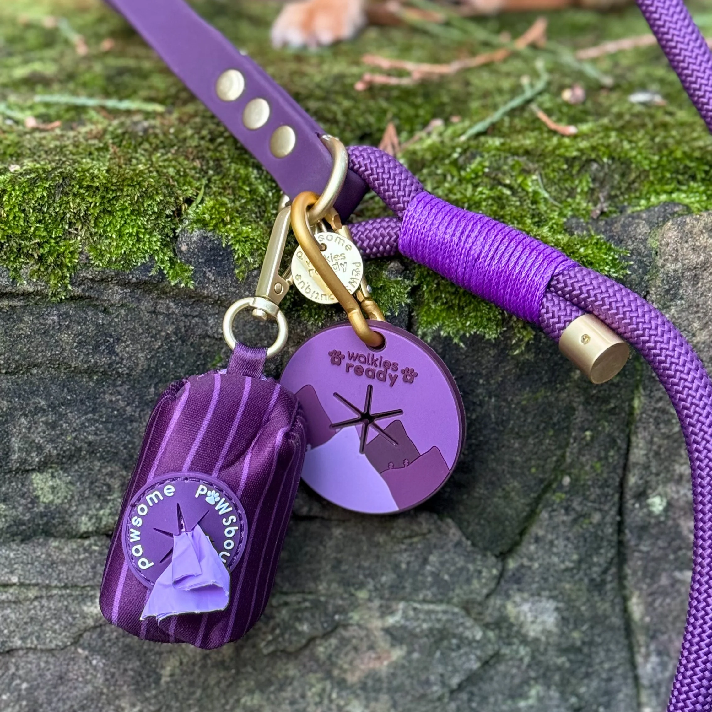 Poo Bag Holder - Walkies Ready® Plum - Image 8