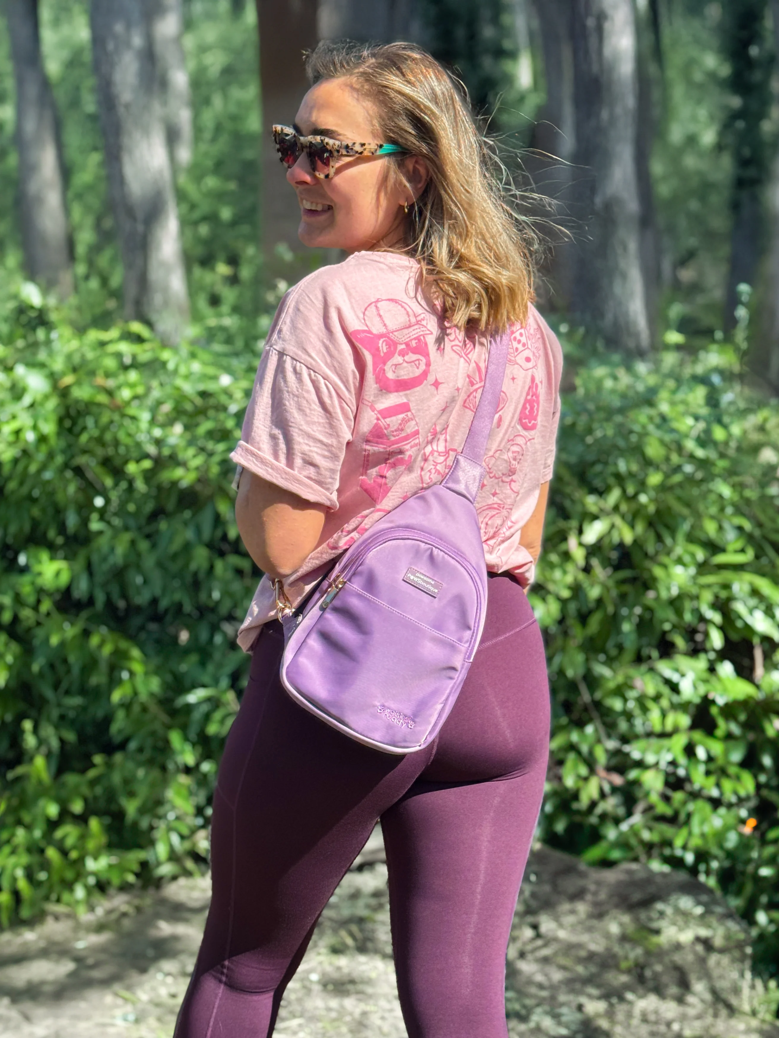 Sling Backpack - Walkies Ready® Lilac - Image 8