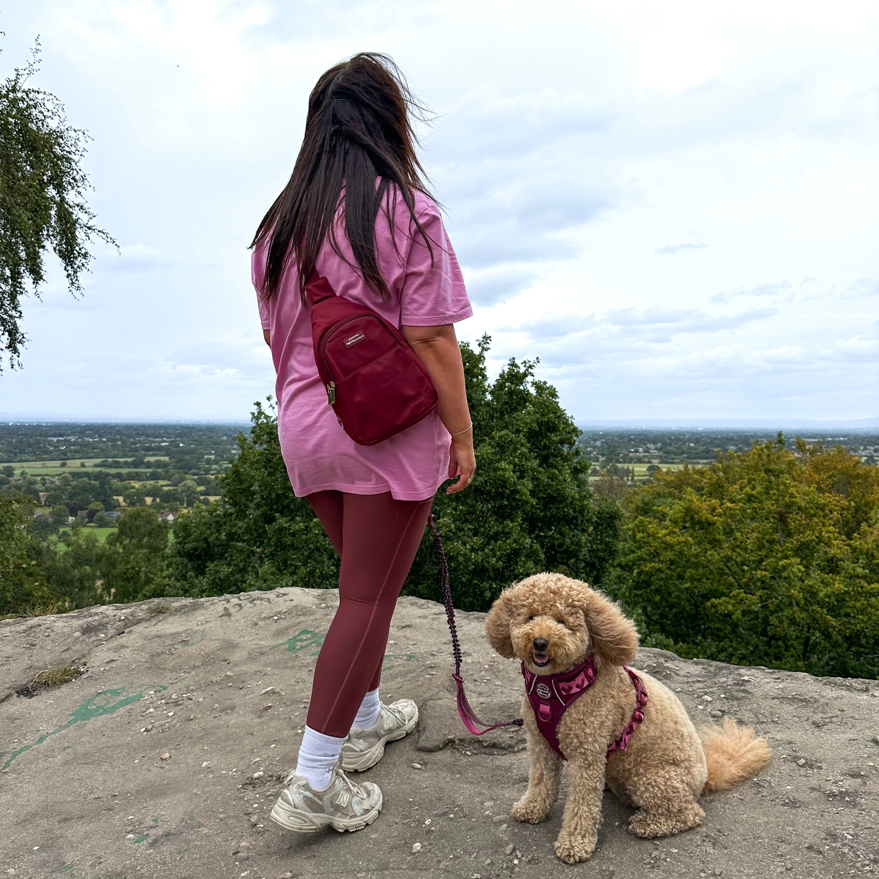 Sling Backpack - Walkies Ready® Ruby Red - Image 13
