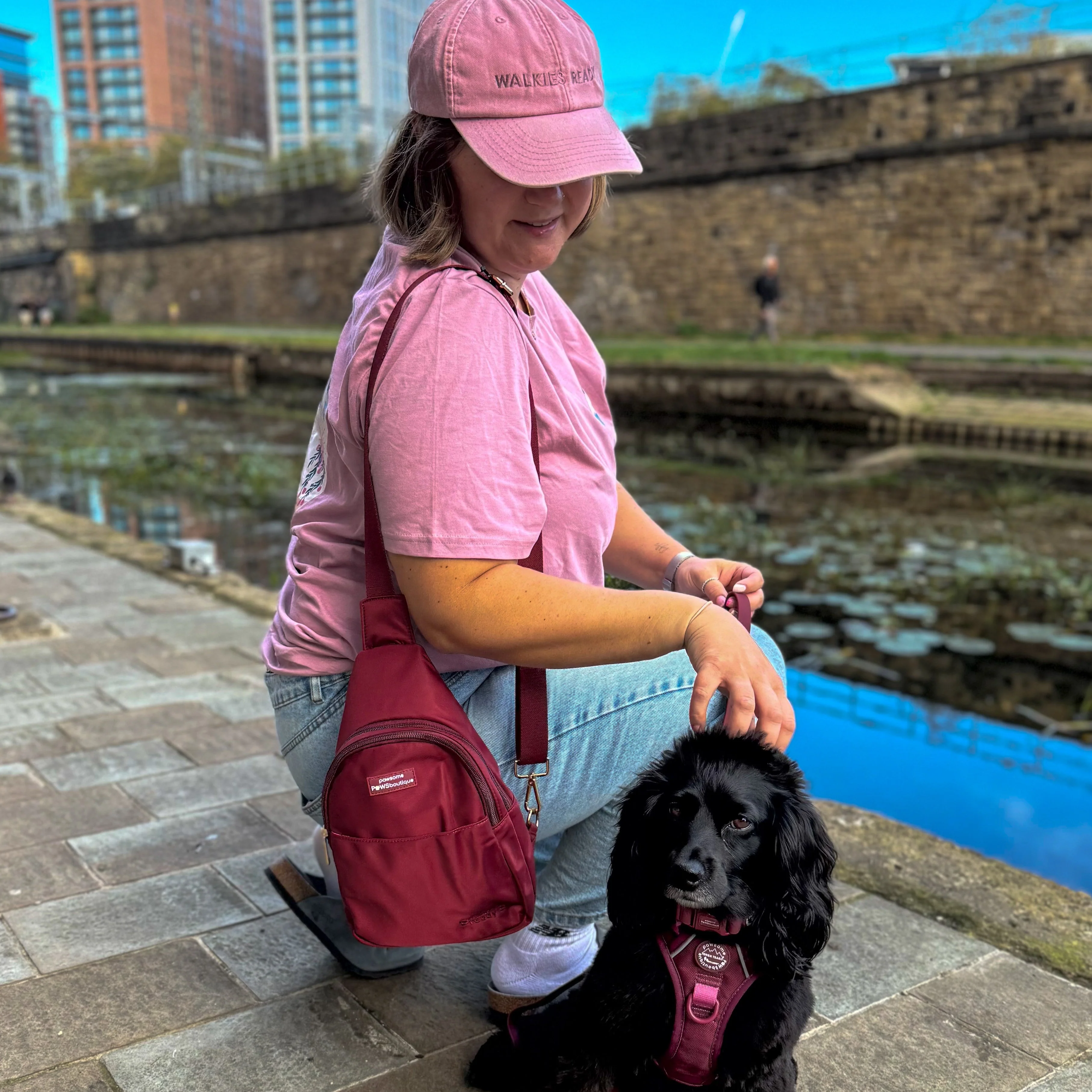 Sling Backpack - Walkies Ready® Ruby Red - Image 14