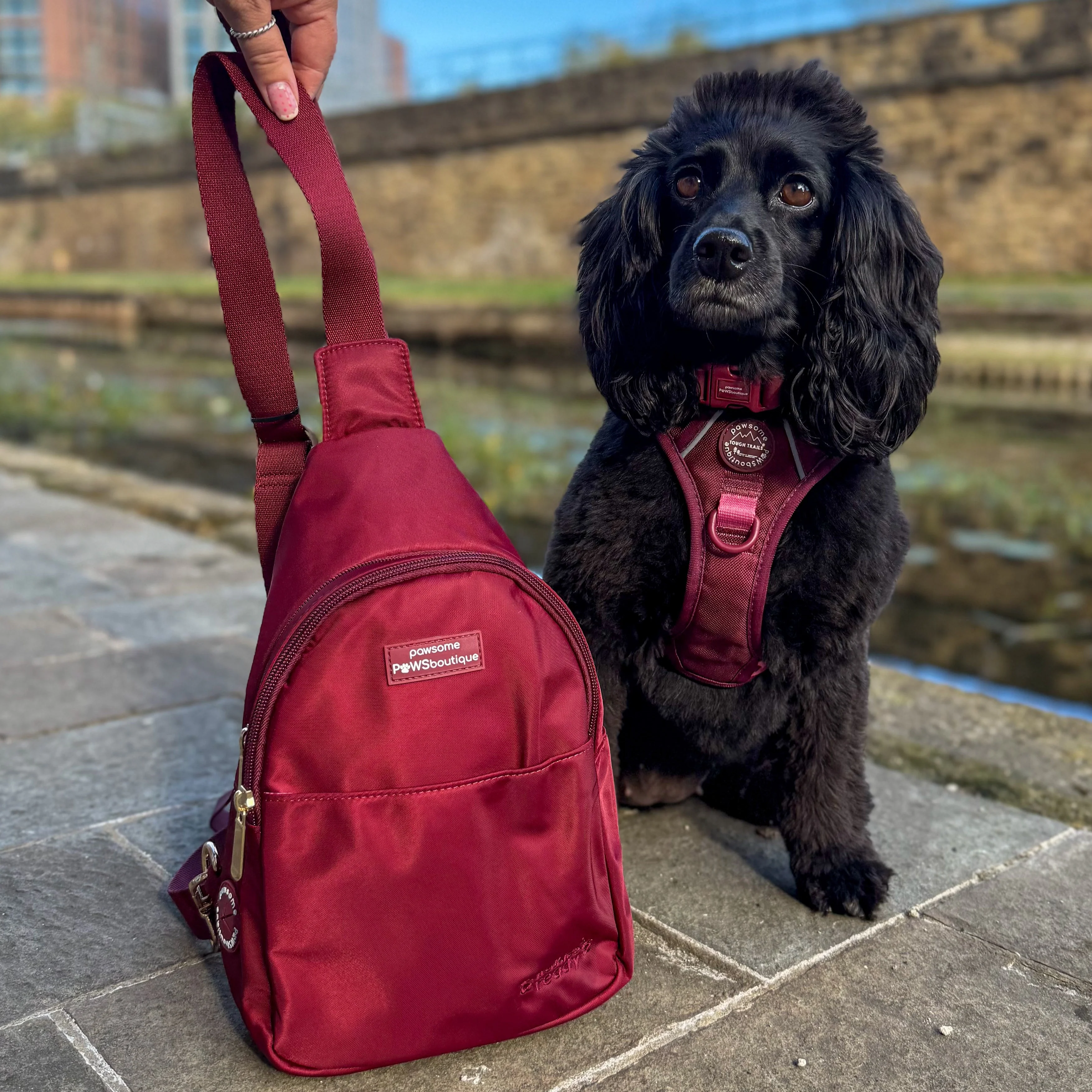 Sling Backpack - Walkies Ready® Ruby Red - Image 22