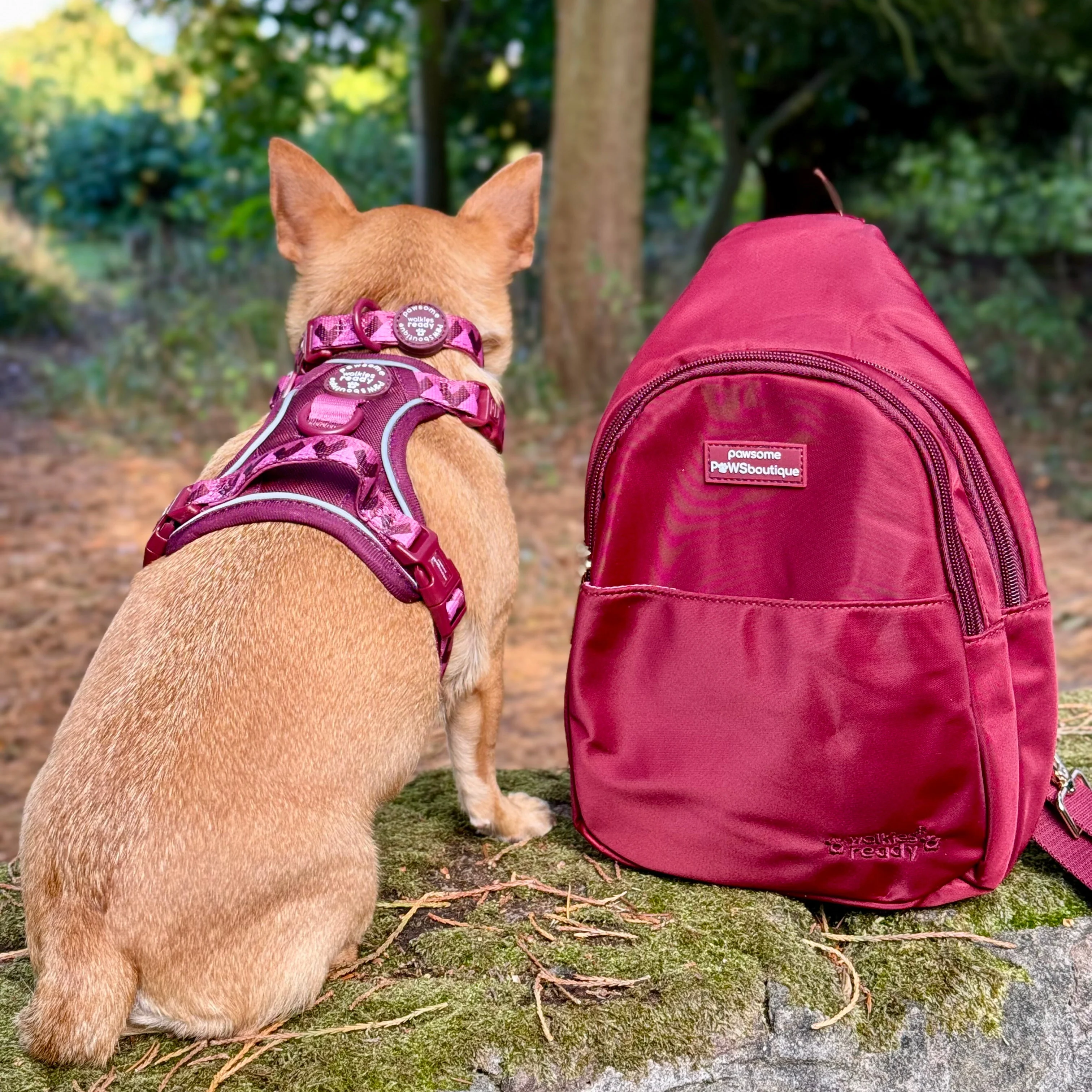 Sling Backpack - Walkies Ready® Ruby Red - Image 23