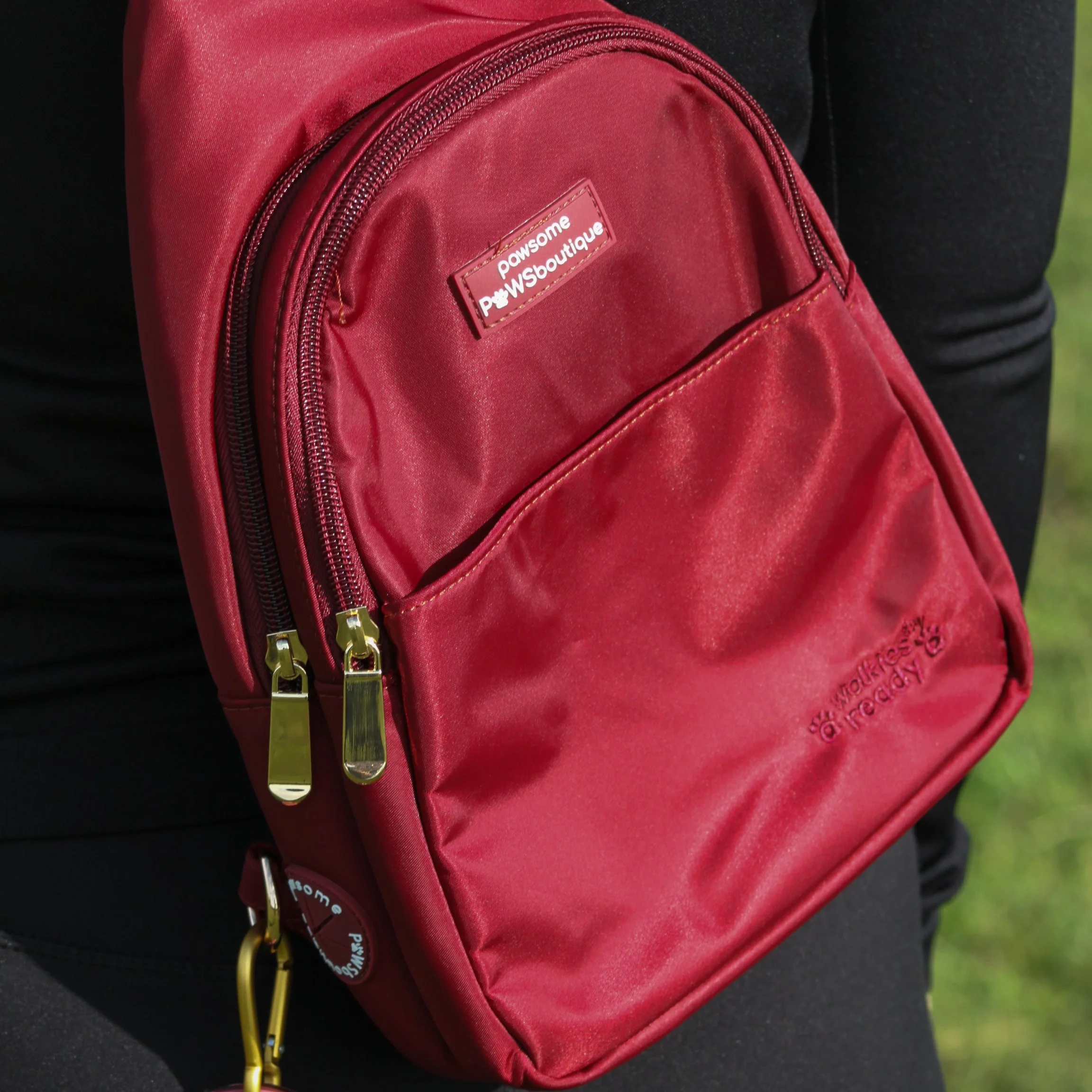 Sling Backpack - Walkies Ready® Ruby Red - Image 24