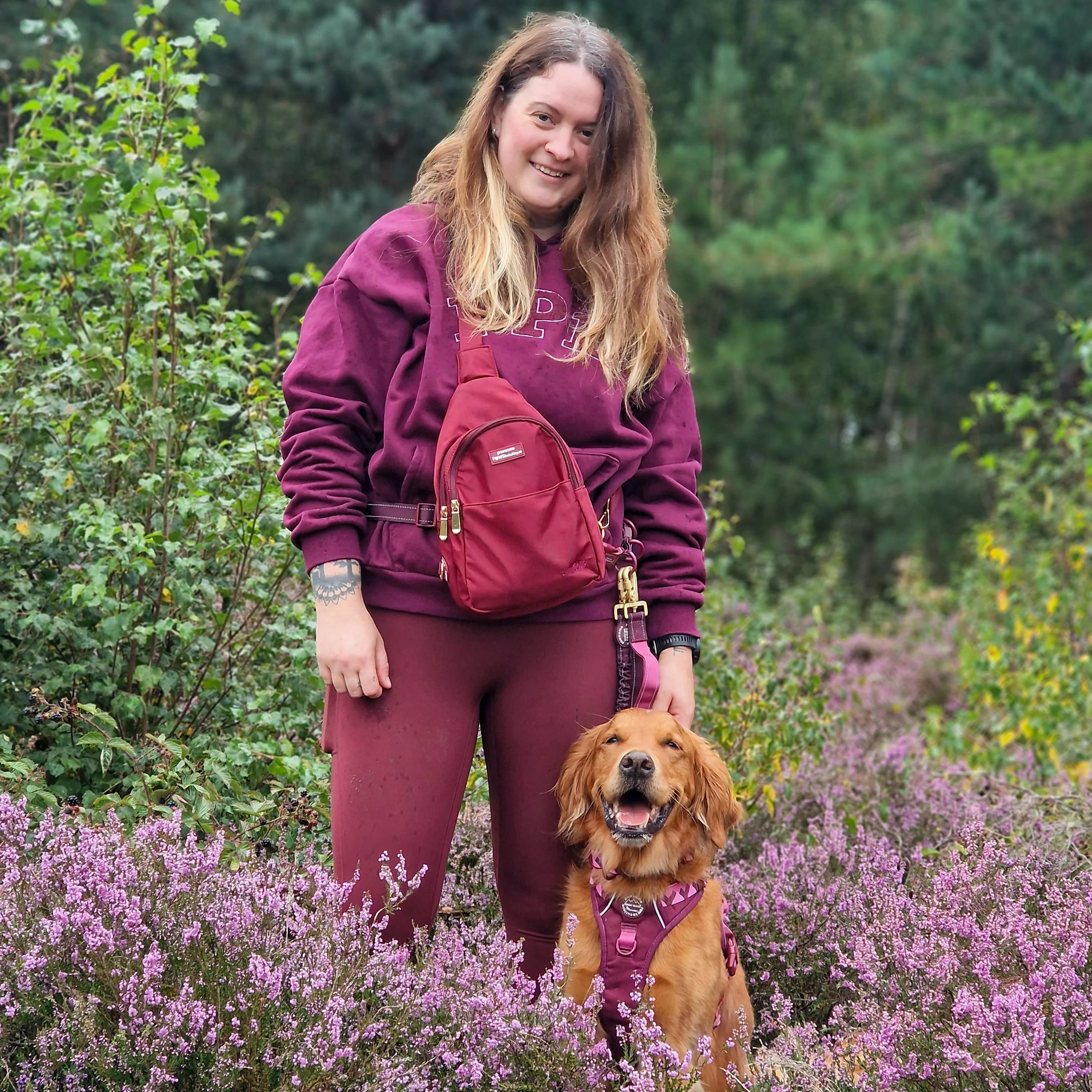 Sling Backpack - Walkies Ready® Ruby Red - Image 9