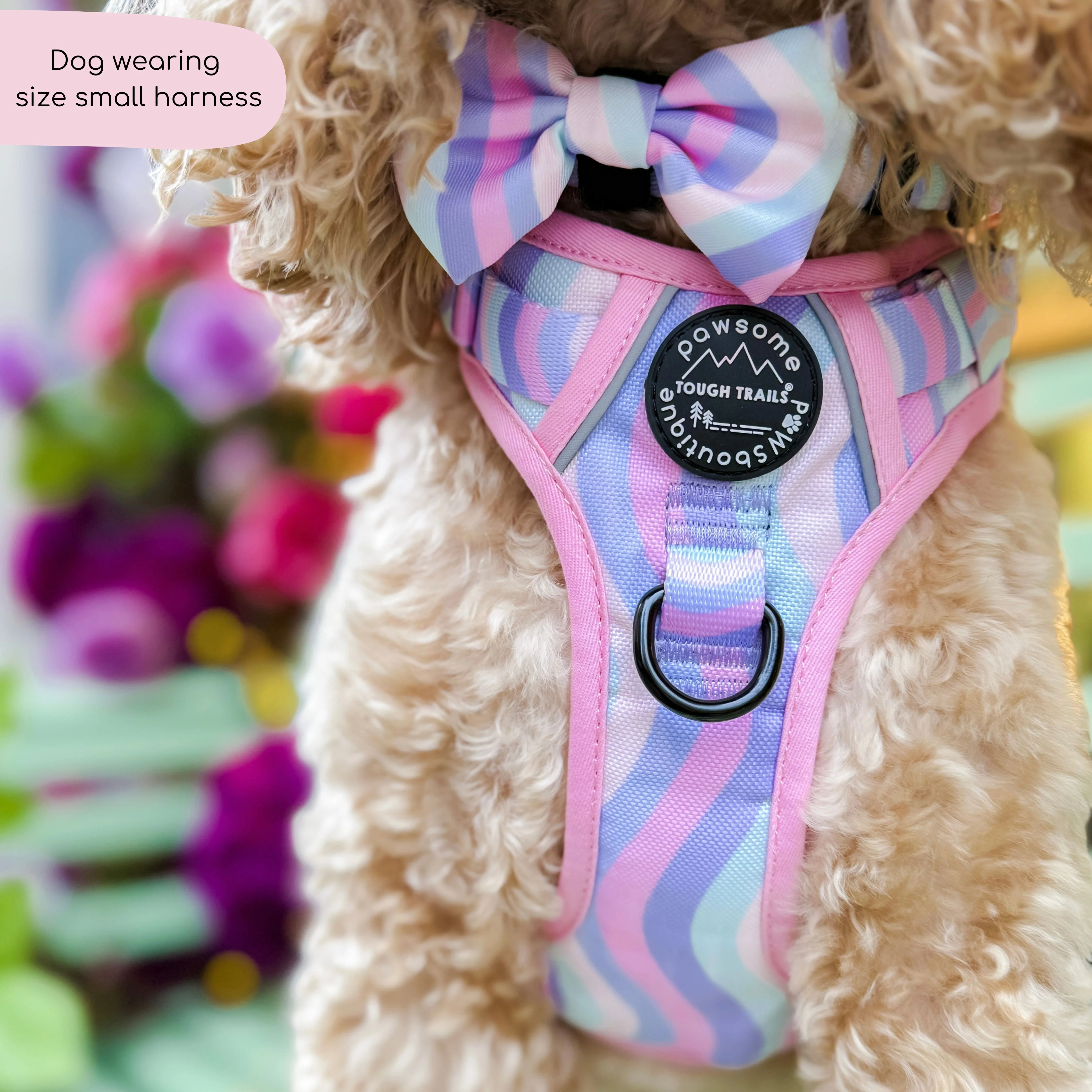 Tough Trails™ Harness - PPB Pastel Swirl - Image 4