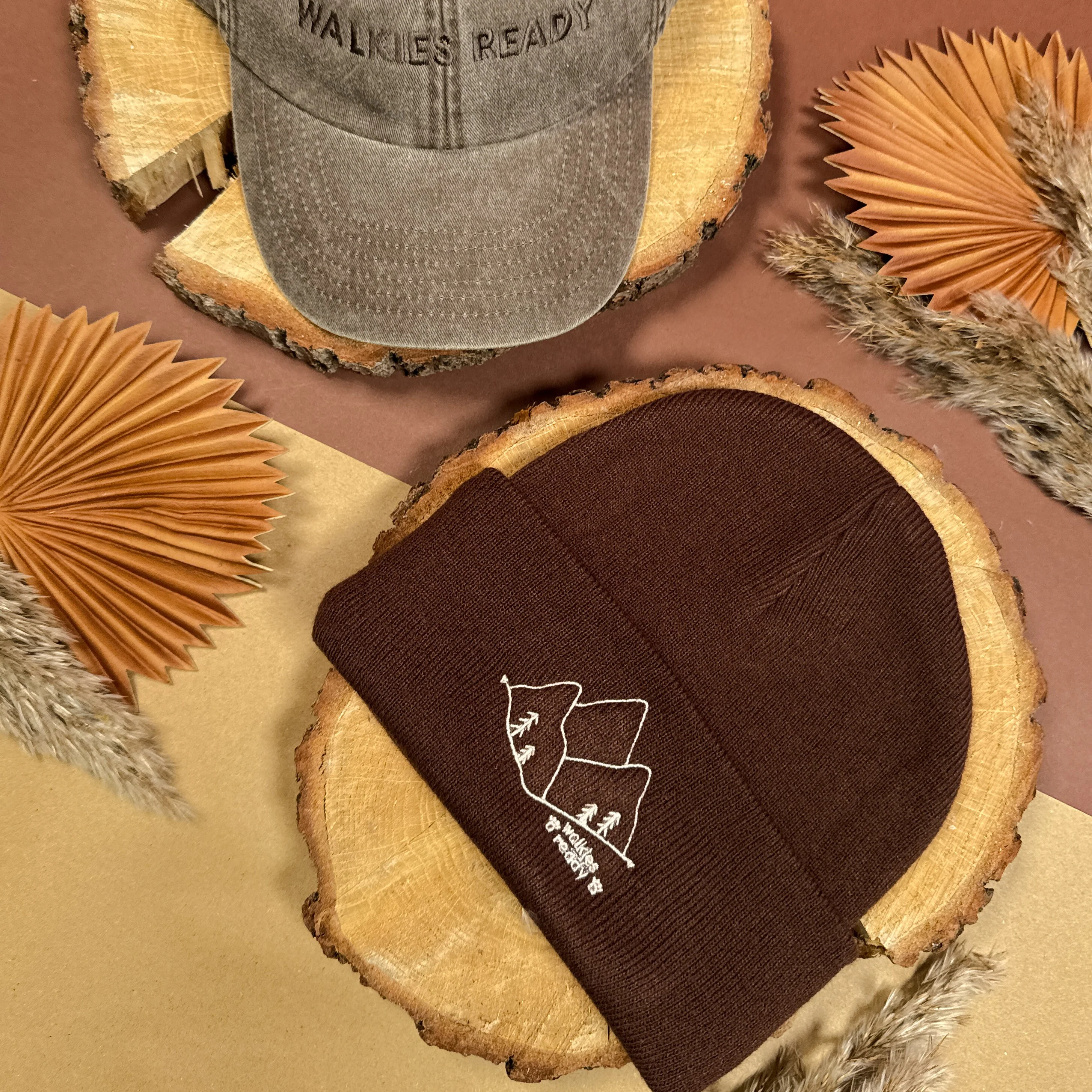 Walkies Ready® Brown Beanie - Image 4