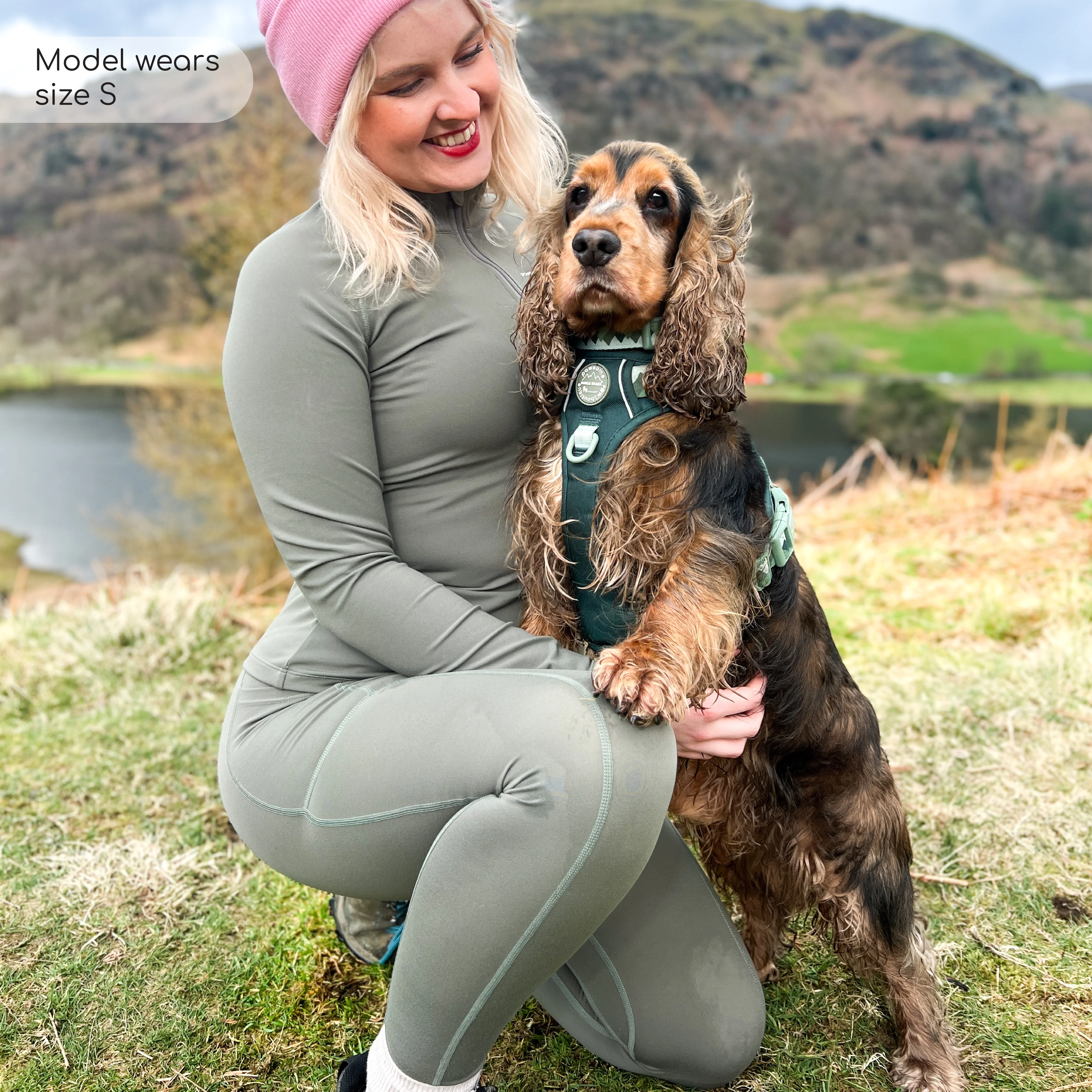 Walkies Ready® Leggings - Olive Green - Image 4